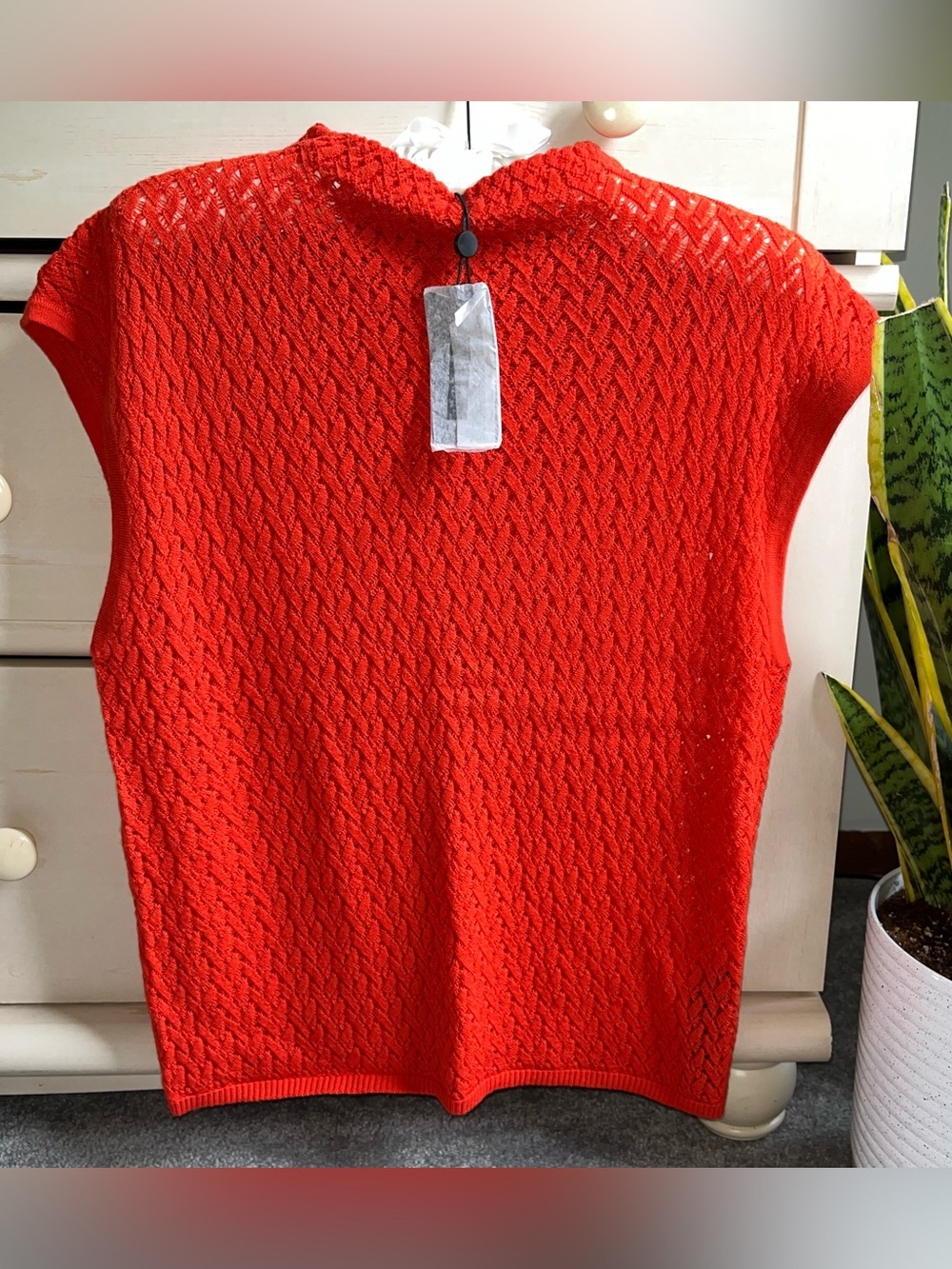 NWT Rag and Bone Tana Cap Sleeve Sweater XL - Picture 3 of 10